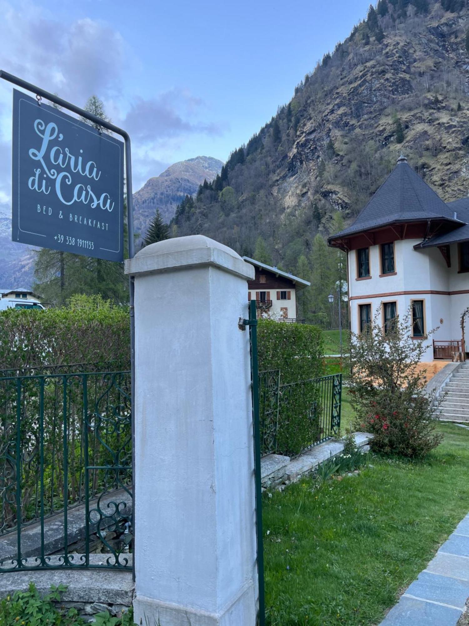 L'Aria Di Casa Bed and Breakfast Alagna Valsesia Eksteriør billede